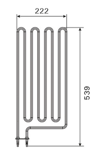 Harvia heating element ZCU-830